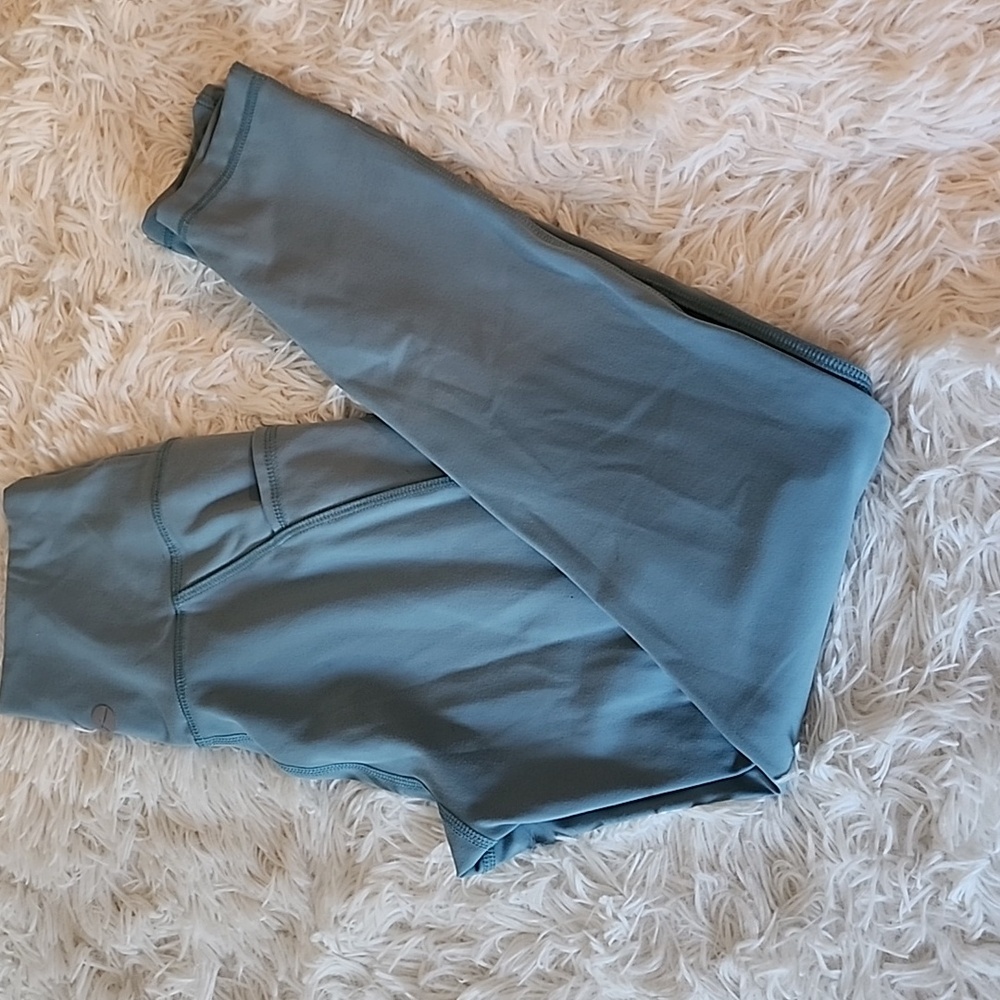 X By Gottex Light Blue Athletic Leggings